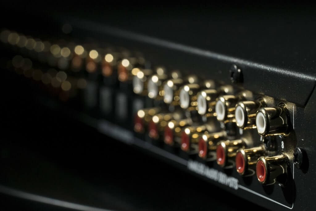 Audio equipment connections from the existing AV By Design library